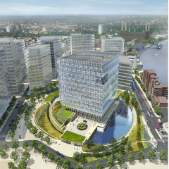 Design for new US embassy by KieranTimberlake Architects, 2010